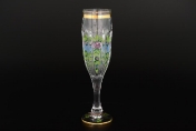 Комплект фужеров для шампанского Сафари Роспись прозрачные A-M (6 шт)