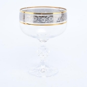 Комплект стеклянных креманок Crystalex Bohemia Клаудия Панто 200мл(6 шт)