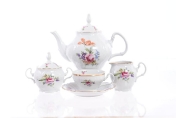 Фарфоровый чайный сервиз Bernadotte Полевой цветок 6 персон 17 предметов
