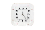 Часы квадратные Bernadotte Полевой цветок 26 см