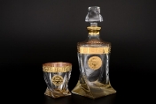Комплект для виски 7 предметов Квадро Версаче Богемия
