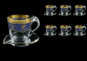 Комплект чайных пар 6 шт + 6 блюдец 12 пр Astra Gold