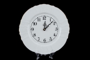Часы круглые Bernadotte Белый узор 27 см