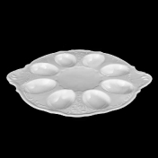 Фарфоровый поднос для яиц 21 см Бернадотт Недекорированный