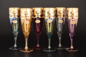 Комплект фужеров для шампанского Liric Art Decor