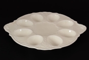 Фарфоровый поднос для яиц Bernadotte Недекорированный Be-Ivory 25 см