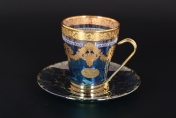 Комплект чайных пар 12 предметов NEW Veneziano color