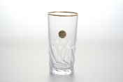 Комплект "Sam Палермо" золото 6 стаканов для воды 350мл