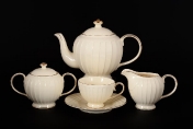 Фарфоровый чайный сервиз на 6 персон 17 предметов slon (кор=2наб)