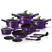 Комплект посуды Berlinger Haus Royal Purple Metallic Line 15 предметов