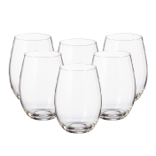 Комплект стаканов для воды Crystalite Bohemia Mergus/Pollo 560 мл(6 шт)