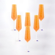 Комплект фужеров для шампанского Crystalex Bohemia Sandra 200 мл(6 шт)