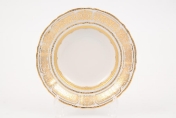 Комплект тарелок глубоких 23 см Leander Соната Золотой орнамент (6 шт)