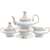 Фарфоровый чайный сервиз Queen's Crown Prestige на 6 персон 15 предметов