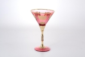 Комплект стеклянных креманок для мартини Art Decor Jewel Color 230мл(6 шт)